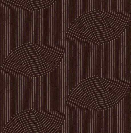 A-Street Prints 4198-27807 Braddock Merlot Rhythmic Flow Wal