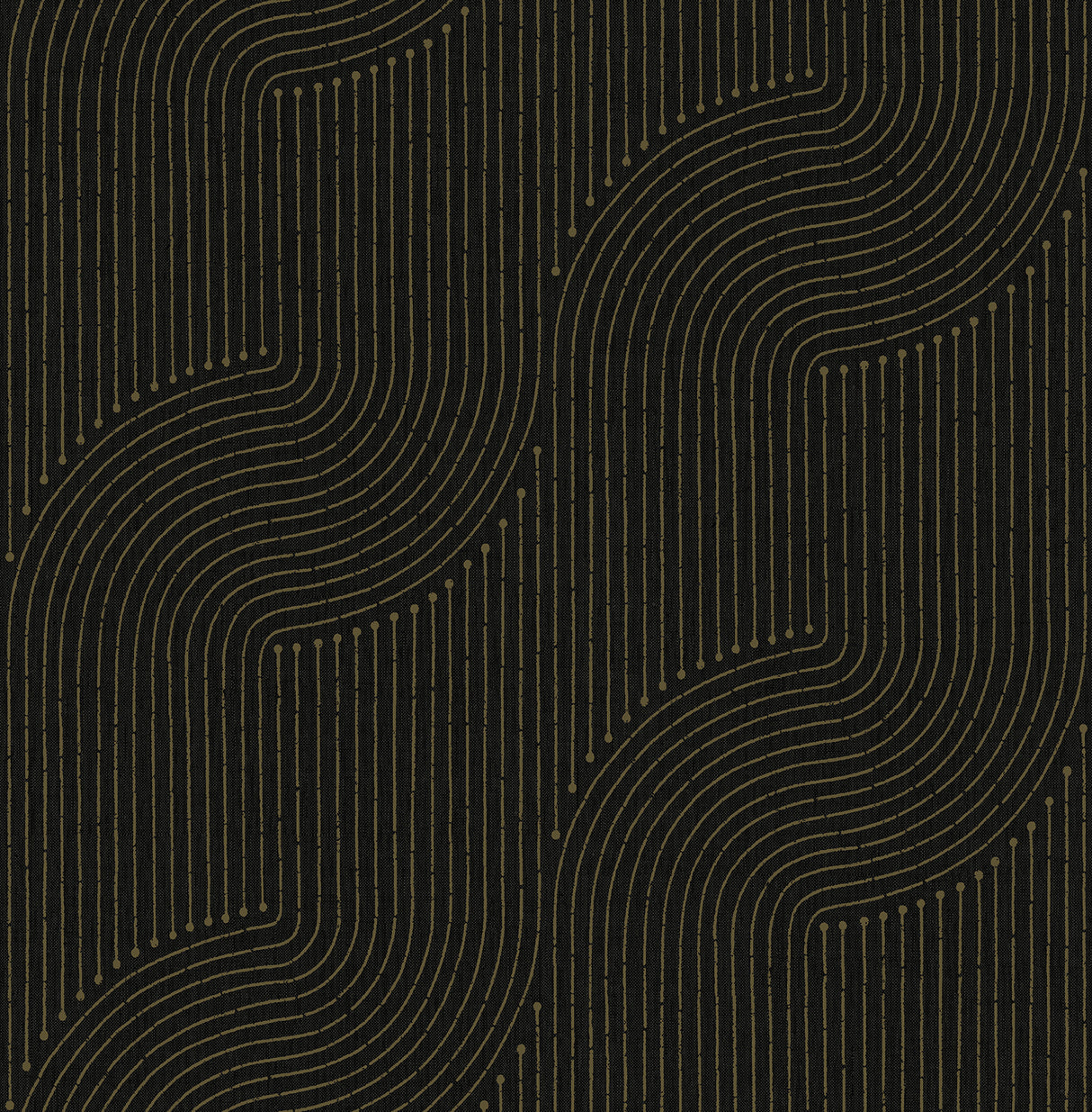 A-Street Prints 4198-27808 Braddock Black Rhythmic Flow Wall