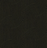 A-Street Prints 4198-27808 Braddock Black Rhythmic Flow Wall