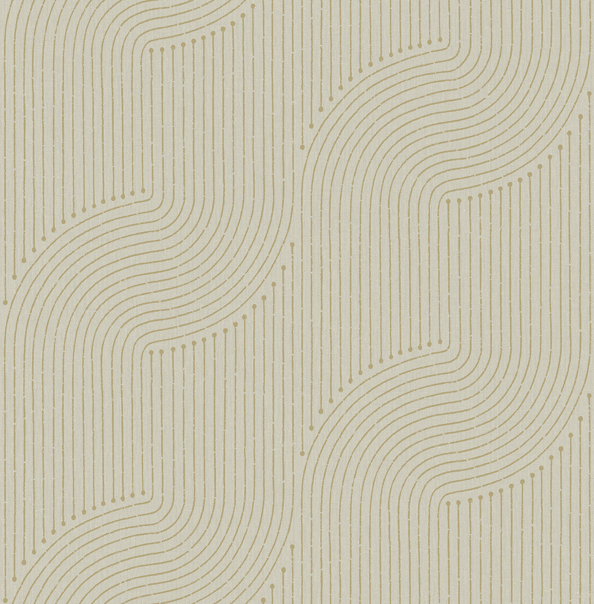 A-Street Prints 4198-27809 Braddock Gold Rhythmic Flow Wallp