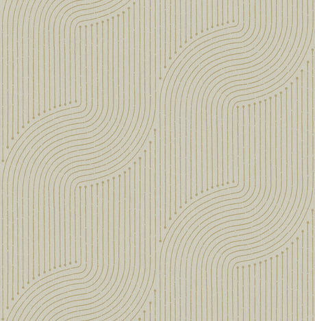 A-Street Prints 4198-27809 Braddock Gold Rhythmic Flow Wallp