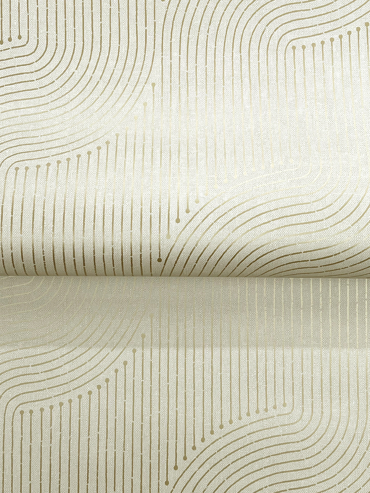 A-Street Prints 4198-27809 Braddock Gold Rhythmic Flow Wallp