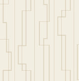 A-Street Prints 4198-27810 Anson Ivory Deco Detailing Wallpa