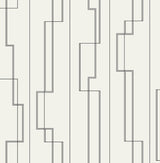 A-Street Prints 4198-27811 Anson Black Deco Detailing Wallpa