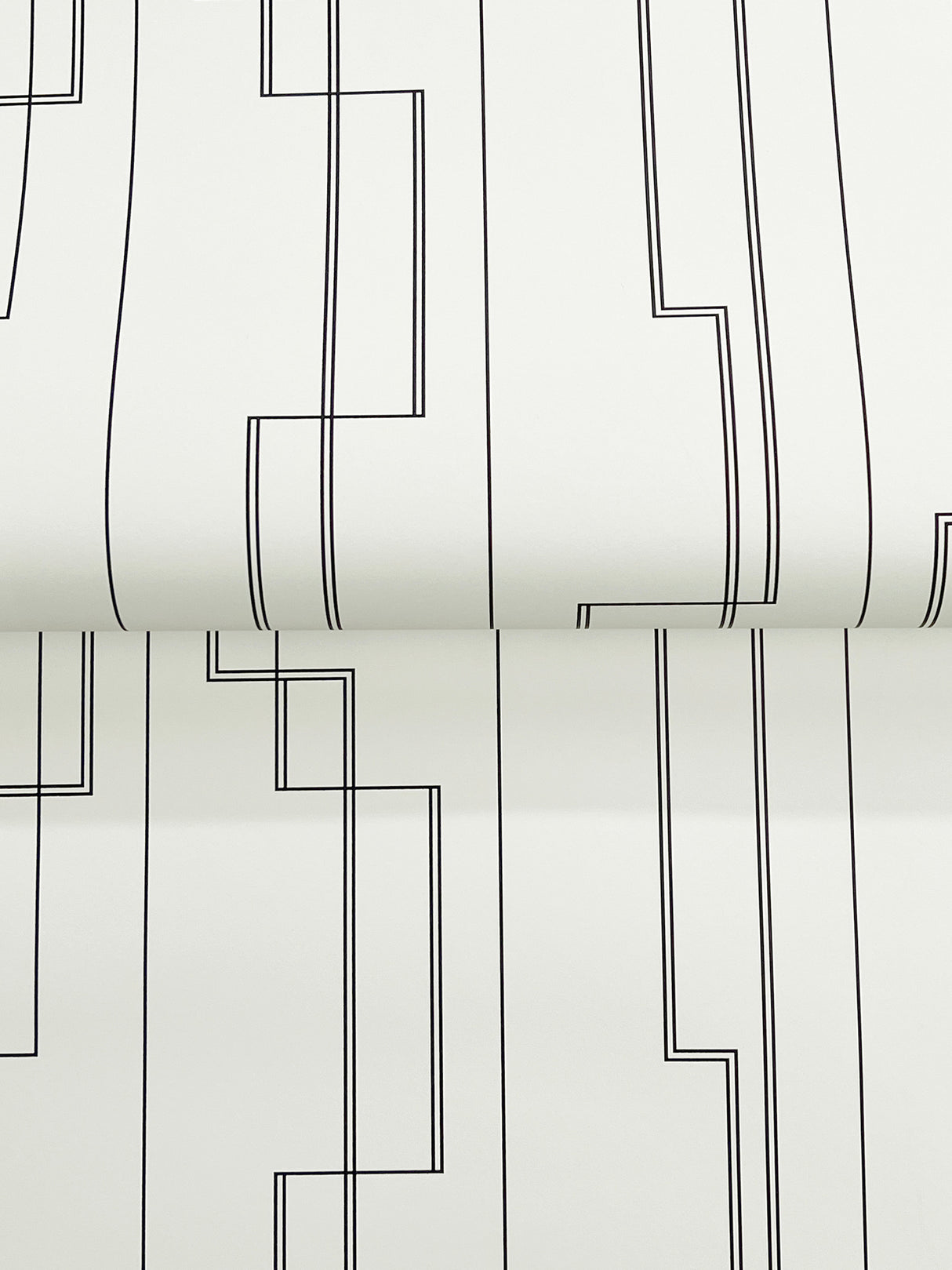 A-Street Prints 4198-27811 Anson Black Deco Detailing Wallpa