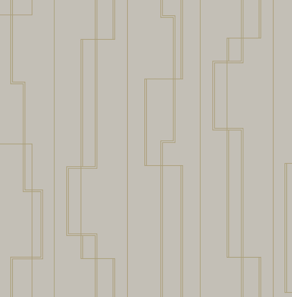 A-Street Prints 4198-27812 Anson Taupe Deco Detailing Wallpa