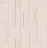 A-Street Prints 4198-27813 Anson Blush Deco Detailing Wallpa