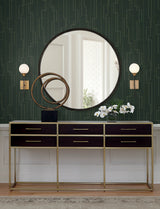 A-Street Prints 4198-27814 Anson Evergreen Deco Detailing Wa