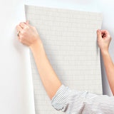 A-Street Prints 4198-27816 Collis Dove Squiggle Stripe Wallp