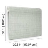 A-Street Prints 4198-27818 Collis Green Squiggle Stripe Wall