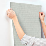 A-Street Prints 4198-27818 Collis Green Squiggle Stripe Wall