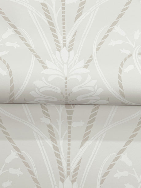 A-Street Prints 4198-27819 Rosalind Dove Iris Damask Wallpap