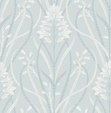 A-Street Prints 4198-27821 Rosalind Sky Blue Iris Damask Wal