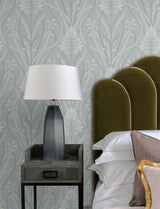 A-Street Prints 4198-27821 Rosalind Sky Blue Iris Damask Wal