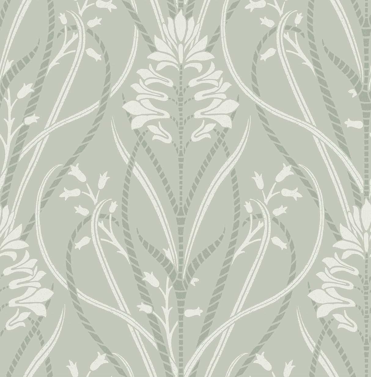 A-Street Prints 4198-27822 Rosalind Sage Iris Damask Wallpap