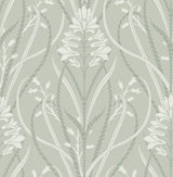 A-Street Prints 4198-27822 Rosalind Sage Iris Damask Wallpap