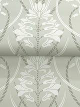 A-Street Prints 4198-27822 Rosalind Sage Iris Damask Wallpap