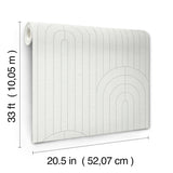 A-Street Prints 4198-27823 Declan Dove Textured Arches Wallp