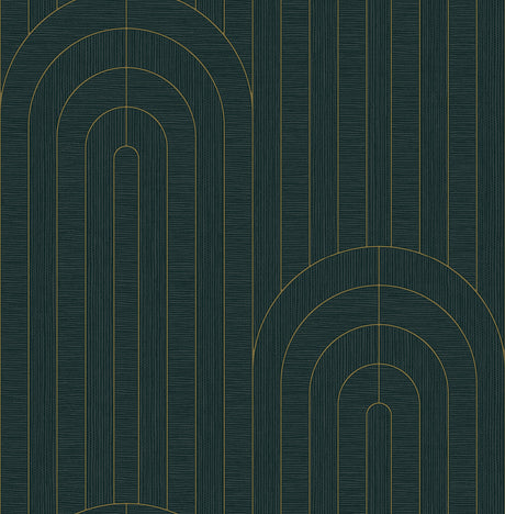 A-Street Prints 4198-27824 Declan Teal Textured Arches Wallp