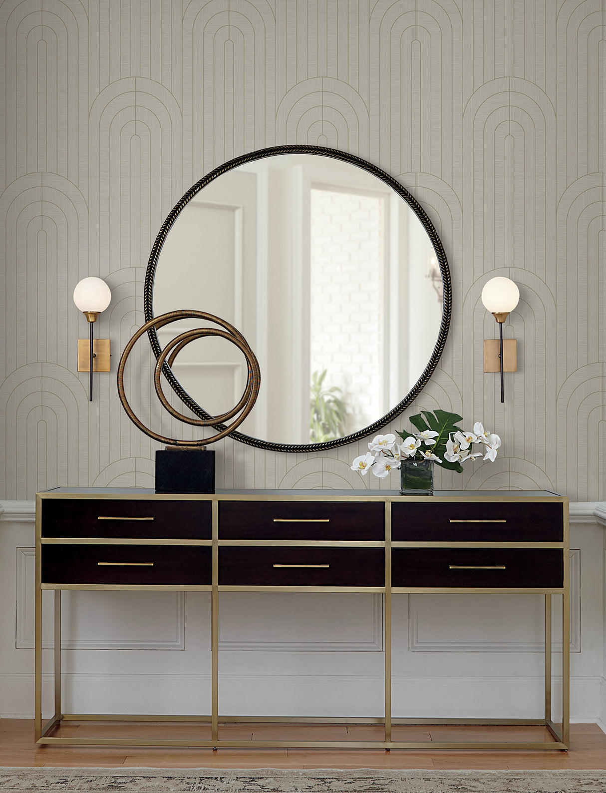 A-Street Prints 4198-27826 Declan Neutral Textured Arches Wa