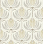 A-Street Prints 4198-27832 Ferrenby Metallic Floral Fan Wall