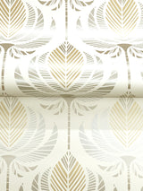 A-Street Prints 4198-27832 Ferrenby Metallic Floral Fan Wall