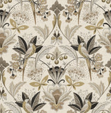 A-Street Prints 4198-27834 Bernadette Black Garden Wildernes