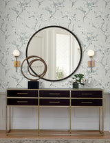 A-Street Prints 4198-27844 Bliss Sky Blue Blossom Wallpaper