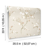 A-Street Prints 4198-27845 Bliss Rose Blossom Wallpaper