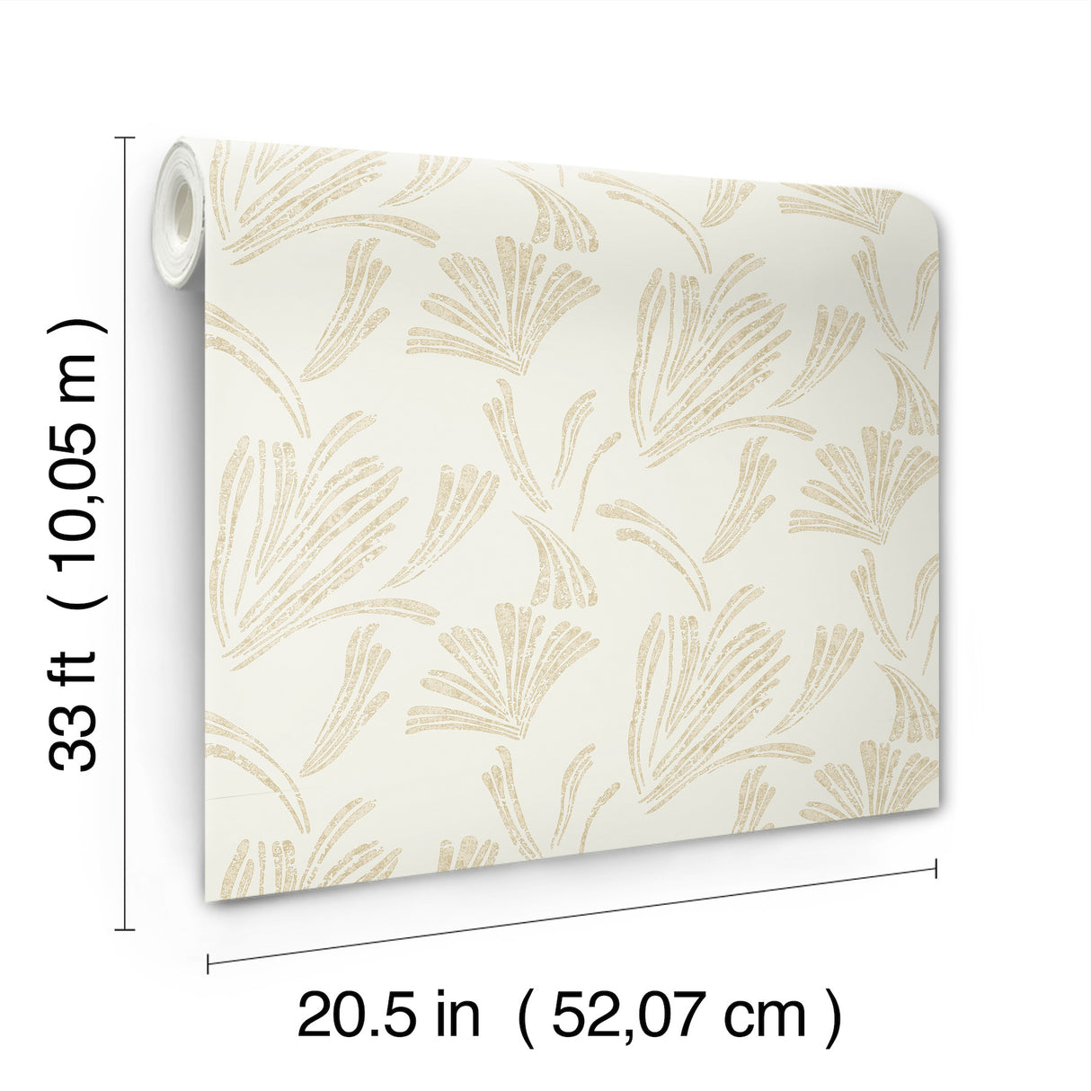 A-Street Prints 4198-83470 Ermine Gold Abstract Wallpaper
