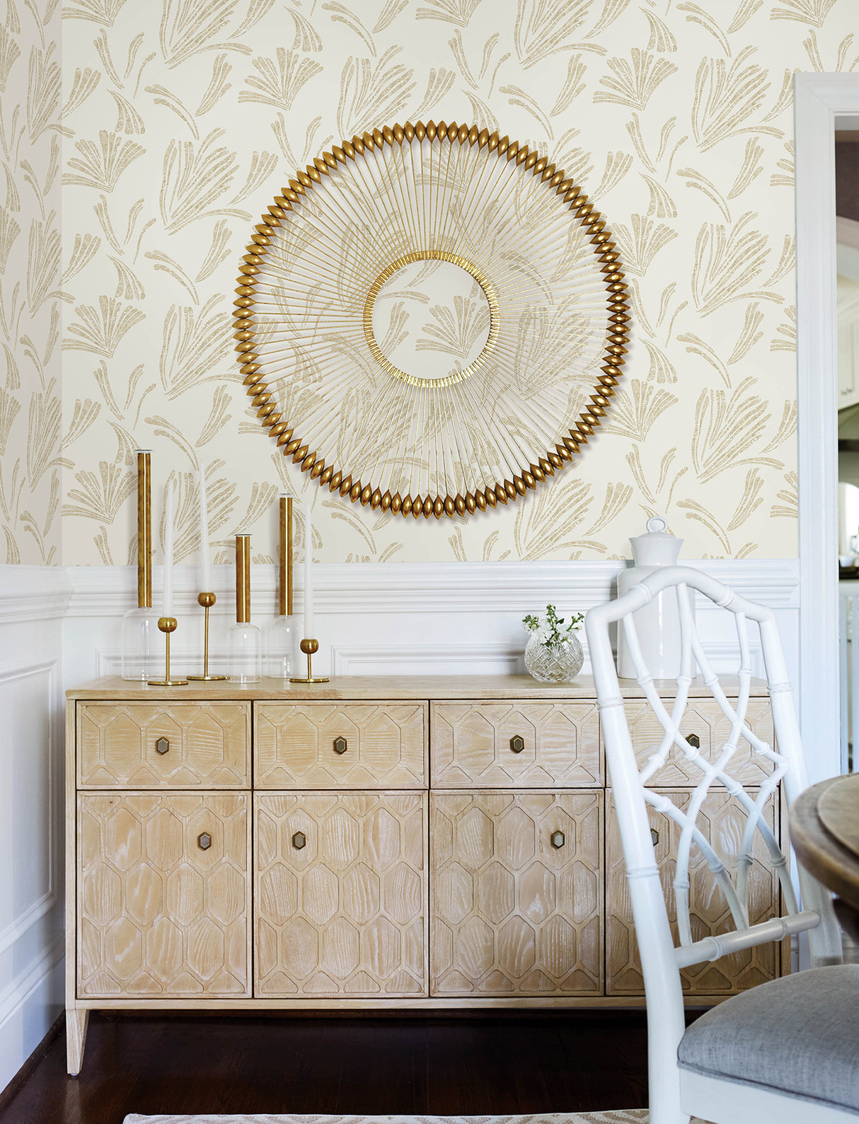 A-Street Prints 4198-83470 Ermine Gold Abstract Wallpaper