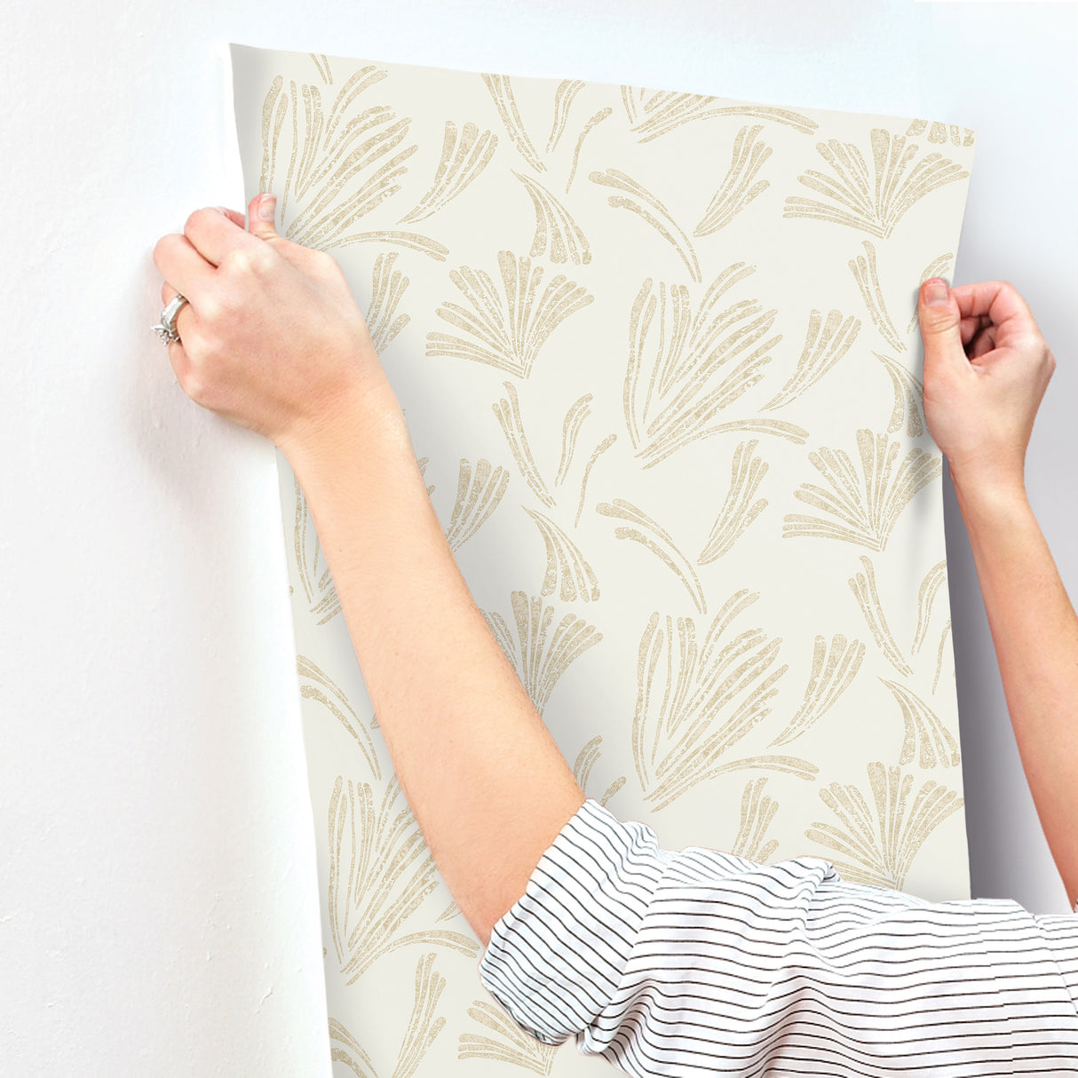 A-Street Prints 4198-83470 Ermine Gold Abstract Wallpaper