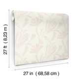 A-Street Prints 4198-83471 Ermine Blush Abstract Wallpaper