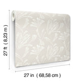 A-Street Prints 4198-83472 Ermine Dove Abstract Wallpaper