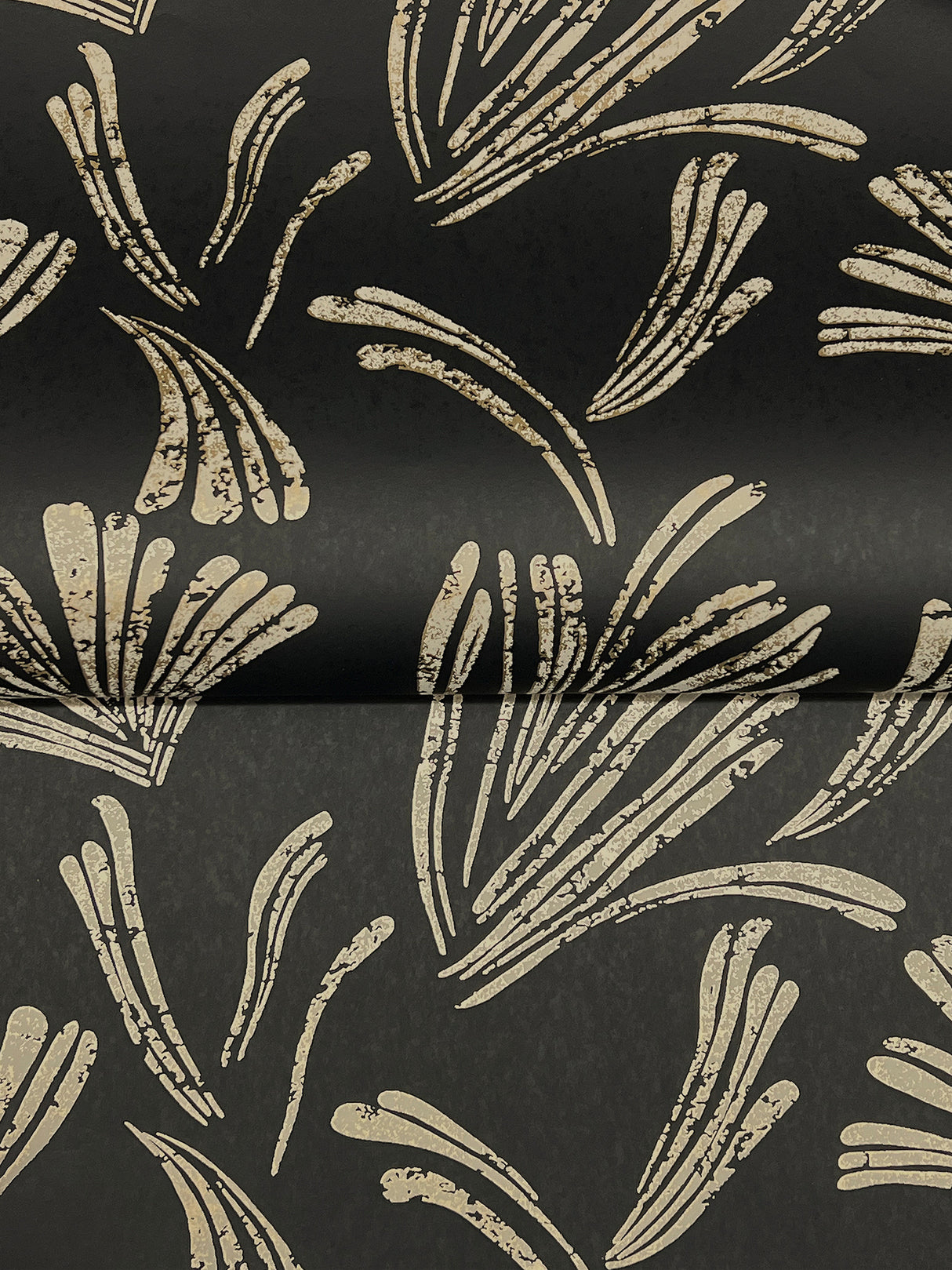 A-Street Prints 4198-83473 Ermine Black Abstract Wallpaper