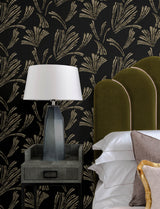 A-Street Prints 4198-83473 Ermine Black Abstract Wallpaper