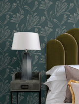 A-Street Prints 4198-83474 Ermine Teal Abstract Wallpaper
