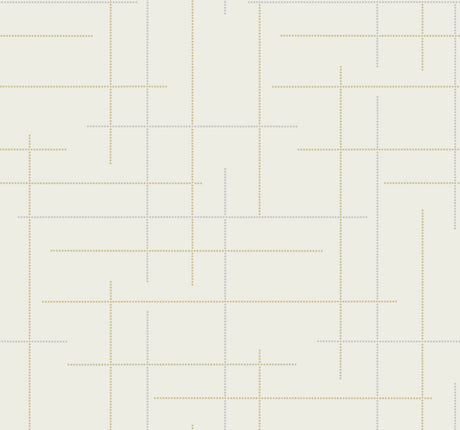 A-Street Prints 4198-83475 Wylie Metallic Dotted Gridlines W