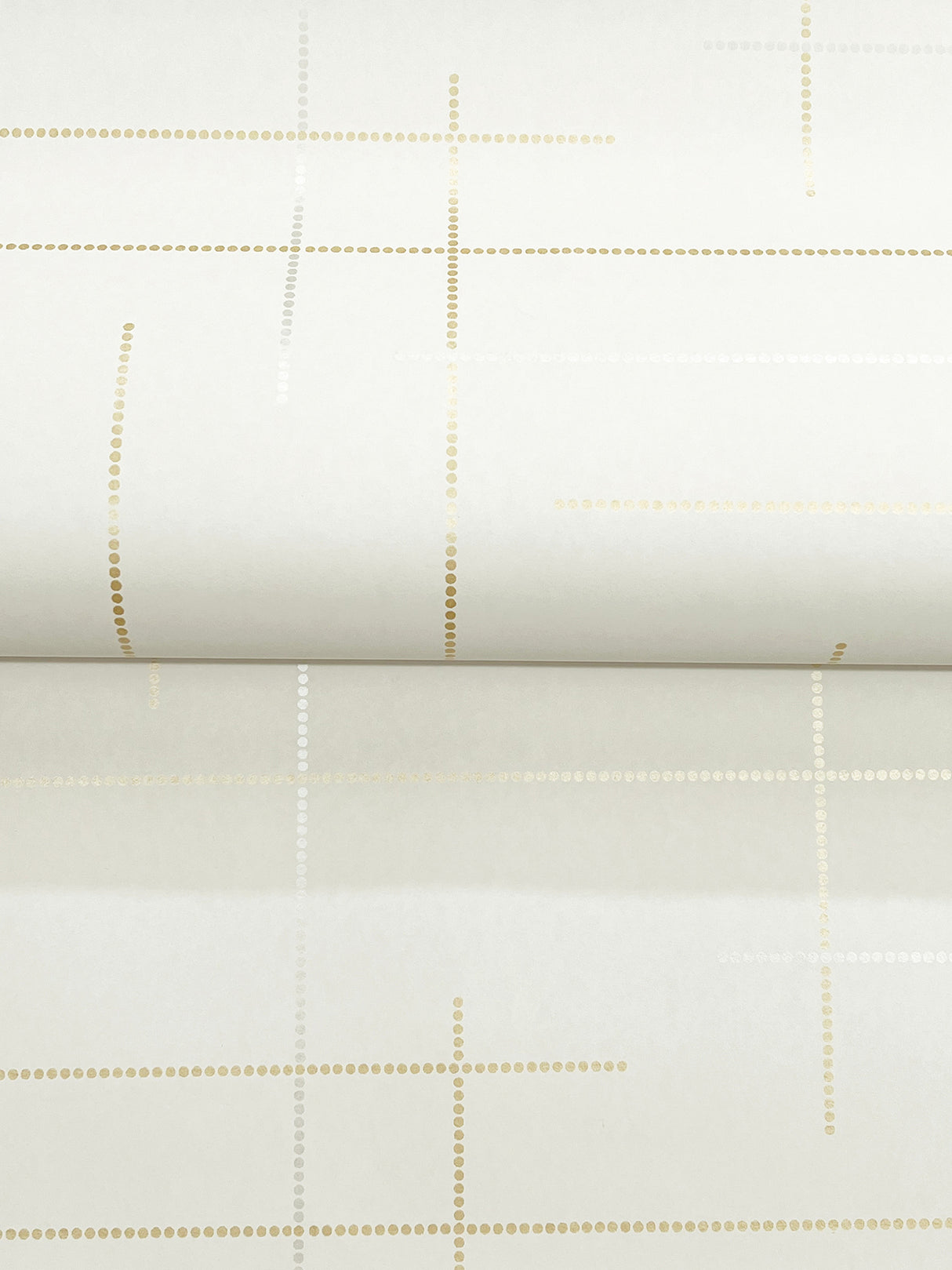 A-Street Prints 4198-83475 Wylie Metallic Dotted Gridlines W