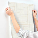 A-Street Prints 4198-83475 Wylie Metallic Dotted Gridlines W