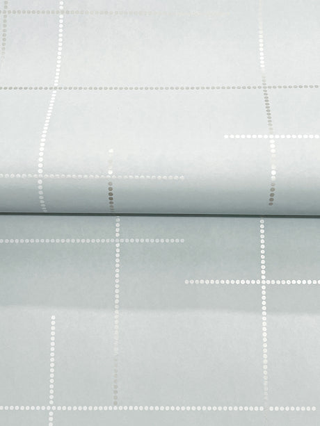 A-Street Prints 4198-83476 Wylie Light Blue Dotted Gridlines