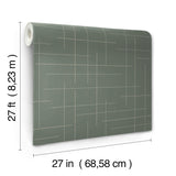 A-Street Prints 4198-83477 Wylie Moss Dotted Gridlines Wallp