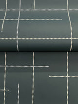 A-Street Prints 4198-83478 Wylie Teal Dotted Gridlines Wallp
