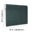 A-Street Prints 4198-83478 Wylie Teal Dotted Gridlines Wallp