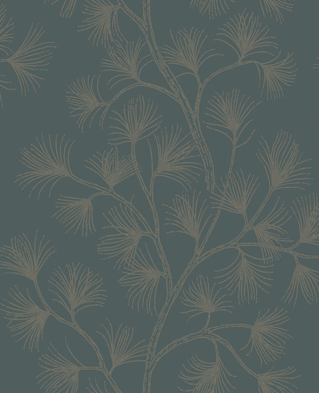 A-Street Prints 4198-83479 Kismine Slate Botanical Trail Wal