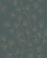 A-Street Prints 4198-83479 Kismine Slate Botanical Trail Wal