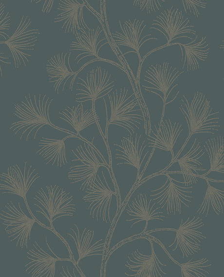 A-Street Prints 4198-83479 Kismine Slate Botanical Trail Wal