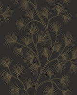 A-Street Prints 4198-83481 Kismine Black Botanical Trail Wal
