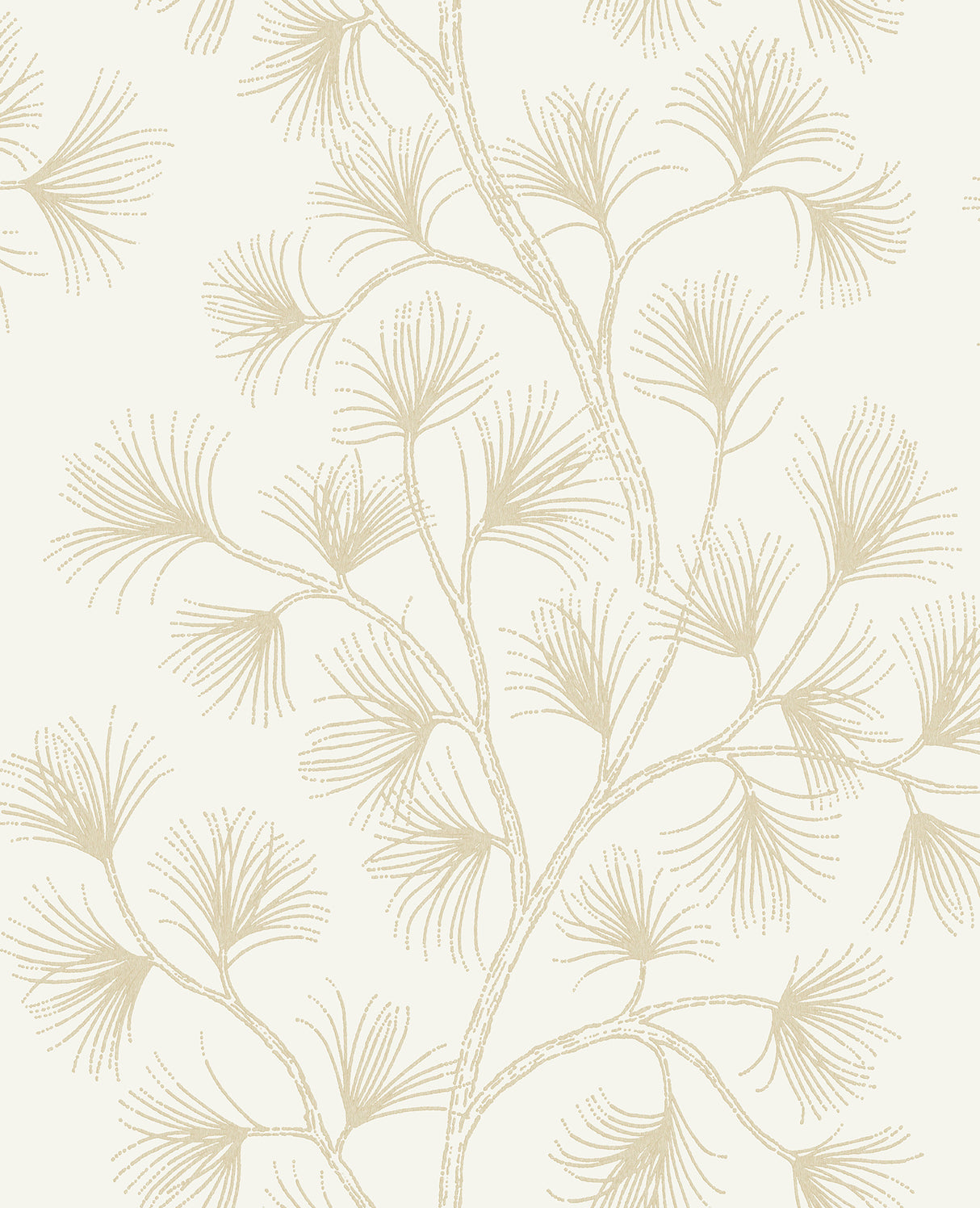 A-Street Prints 4198-83482 Kismine Gold Botanical Trail Wall