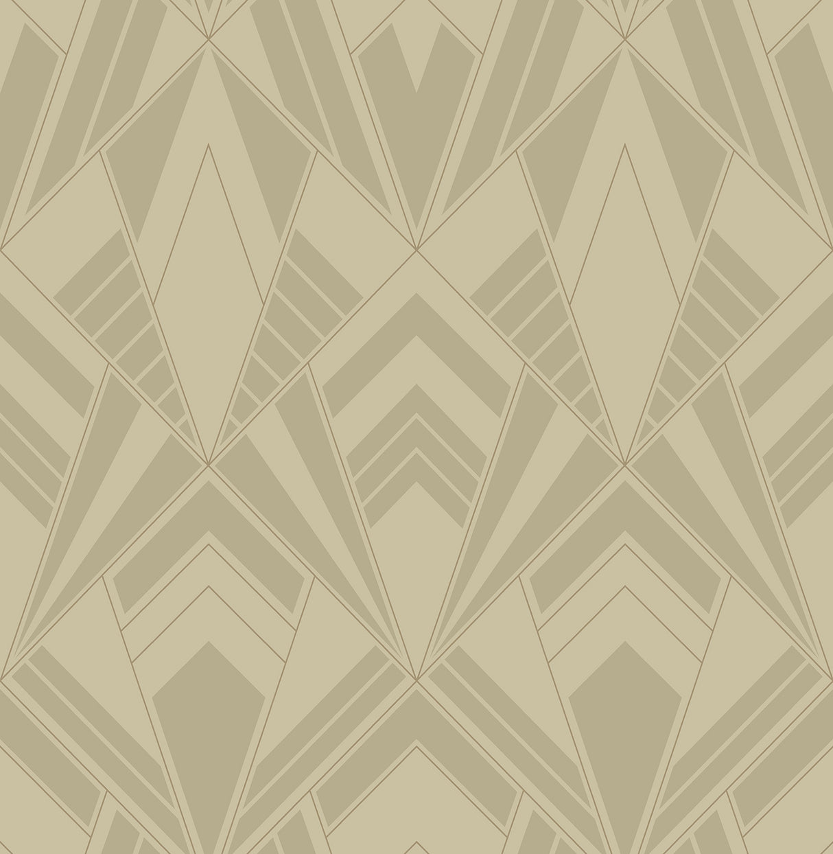 A-Street Prints 4198-87400 Allenby Khaki Flocked Wallpaper